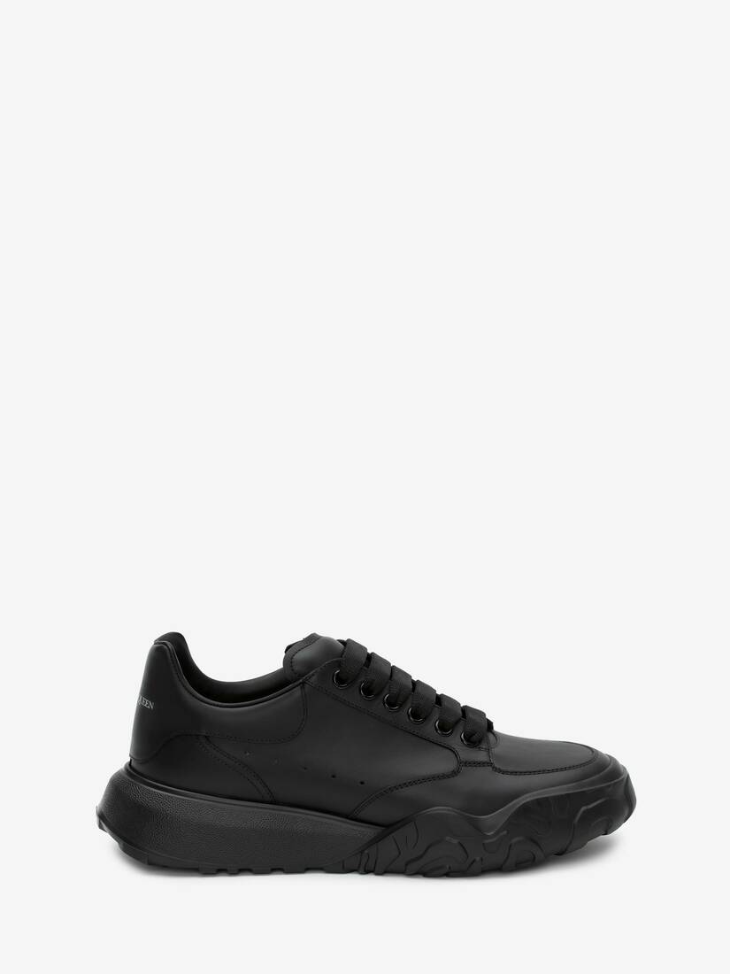 Zapatillas Alexander McQueen Court Trainer Hombre - Negros - Mexico 597-OVTEHJ